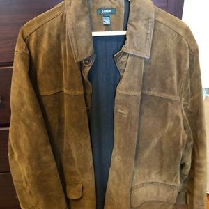 Men’s Large J Crew Suede Coat